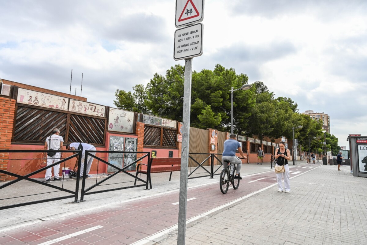 Carril bici CEIP Comunitat Valenciana